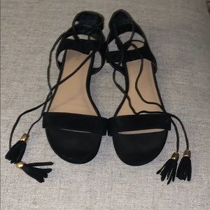 Black Sandals size 7.5